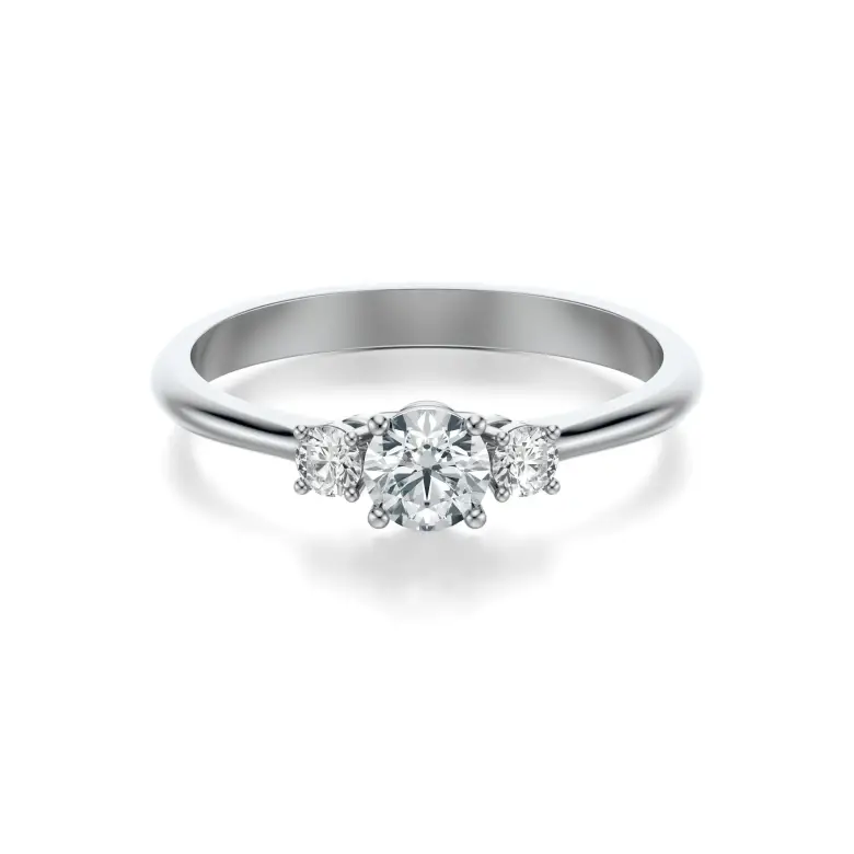 Pierścionek białe złoto z diamentami AJPZ_102